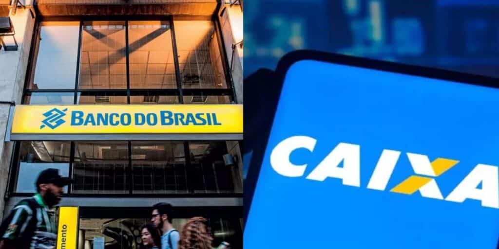 Banco do Brasil / Caixa - Montagem TVFOCO