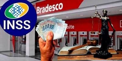 Bradesco é condenado a pagar valor absurdo, após erro, e atinge INSS (Foto Reprodução/Montagem/Lennita/Tv Foco)