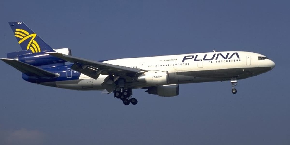 Companhia aérea Pluna tem falência decretada (Foto: Reprodução - El Muerto |||)