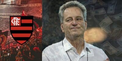 Landim é o presidente do Flamengo - Montagem Tv Foco