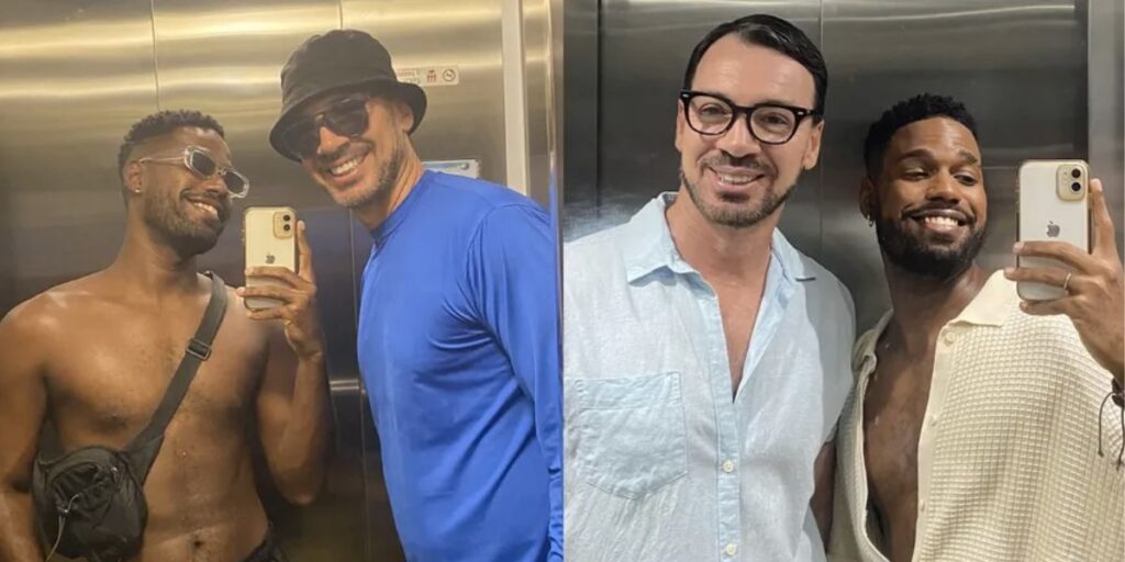 Jordan Dafner e Emerson Ferretti (Foto: Reprodução / Instagram) 
