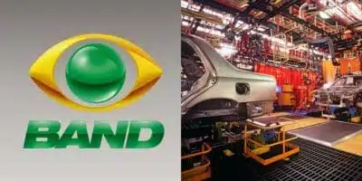 Logo da Band / Mntadora - Montagem TVFOCO