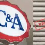 Logo da C&A e loja fechada (Foto: Reproduções / Internet / Freepilk / Samuel Setubal / Montagem)