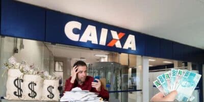 Logo da Caixa com dinheiro - Foto Reprodução Internet