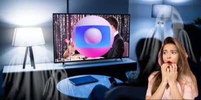 Logo da Globo com pessoas assustadas - Foto Reprodução Internet