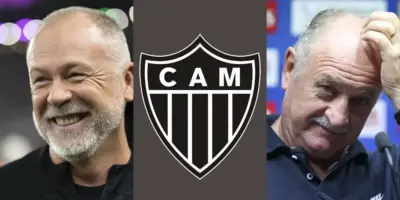 Atlético-MG age às pressas, esnoba Felipão e se arma para assinar contrato com Mano Menezes