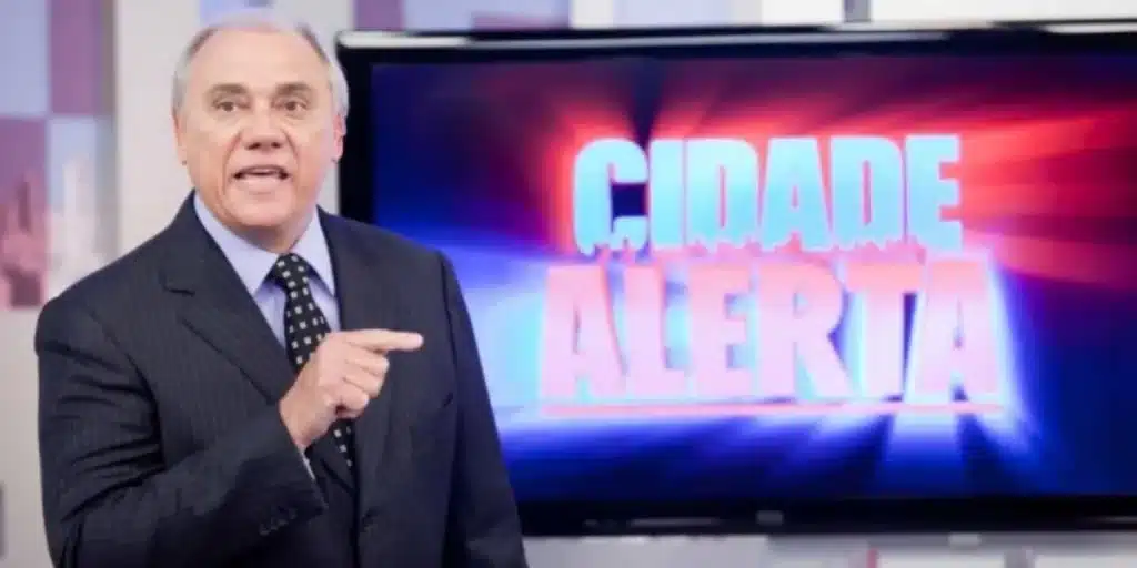 Marcelo Rezende era apresentador do Cidade Alerta, da Record (Foto: Reprodução/ Internet)