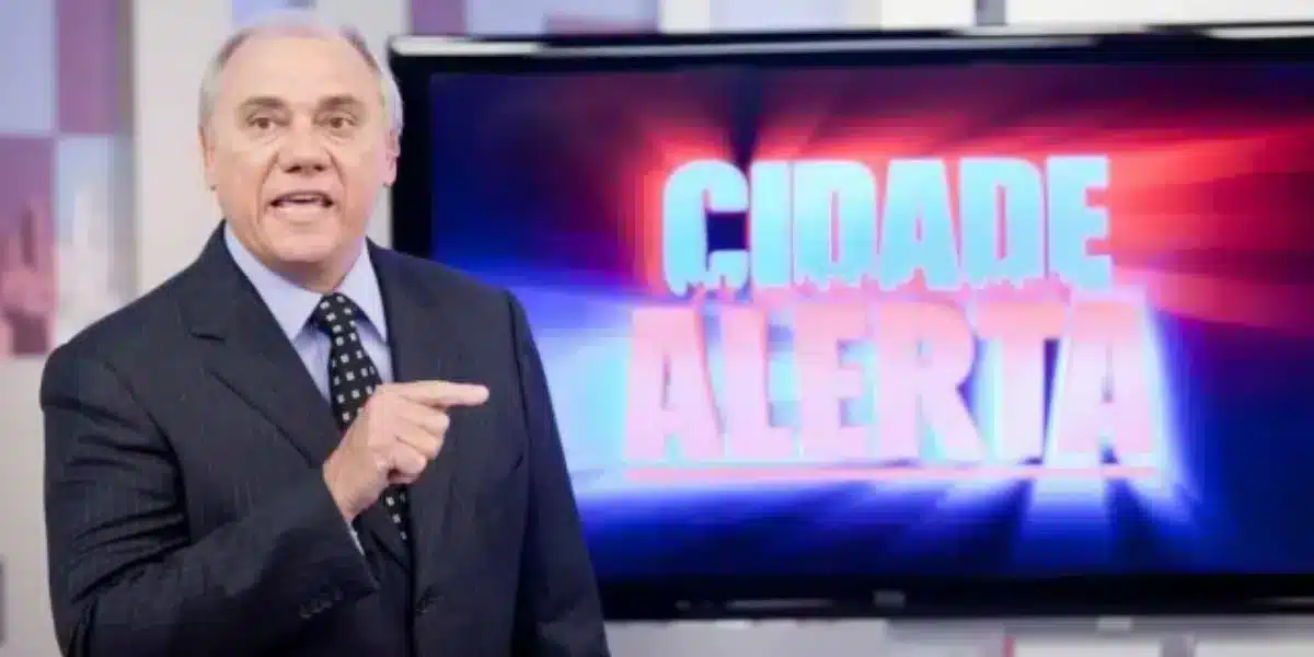 Marcelo Rezende era apresentador do Cidade Alerta, da Record (Foto: Reprodução/ Internet)