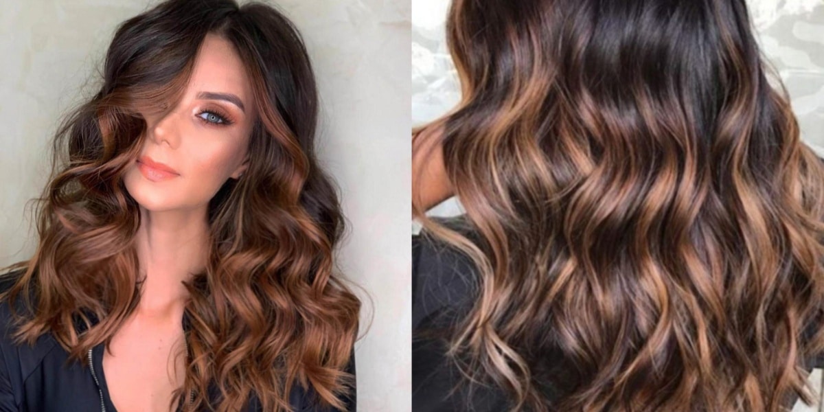 Mecha de cabelo em tom caramelo (Foto: Reprodução/ Internet)