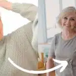 Mulher idosa com queda de cabelo e outra sem - Foto Reprodução Internet
