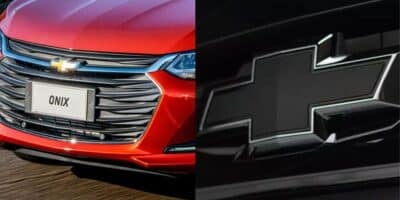 Onix / Logo da Chevrolet  - Montagem TVFOCO