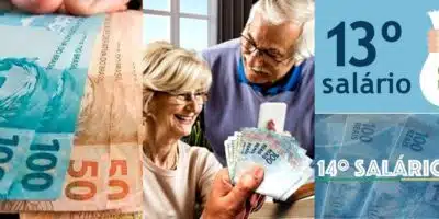 Pessoa com dinheiro na mão / Idosos  / Décimo terceiro / Décimo quarto - Montagem TVFOCO