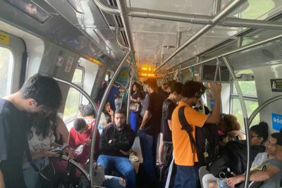 SP1, da Globo, confirma situação das estações de Metrô - Foto Bruno Lucca FolhaPress