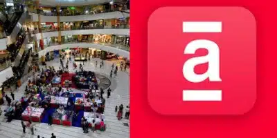Shopping / Logo Americanas - Montagem TVFOCO