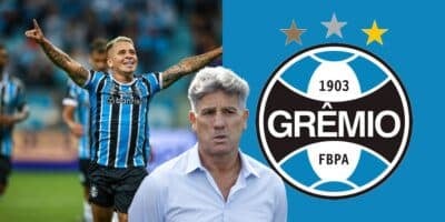 Soteldo, Renato Gaúcho e Grêmio - (Montagem  TV Foco)