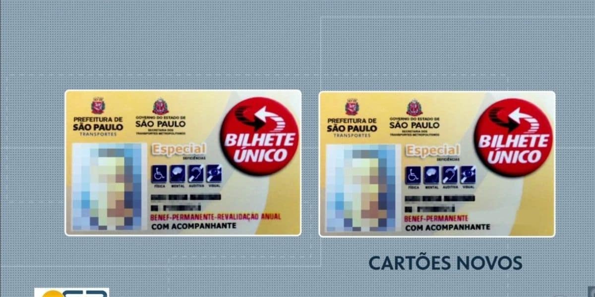 Bilhete Único Especial precisa ser renovado até o dia 31 de março (Reprodução: Globo)