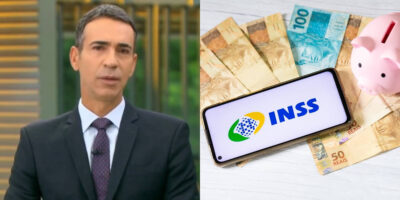 César Tralli fala sobre iniciativa do INSS (Foto: Divulgação)