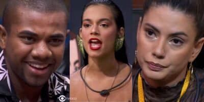 Davi, Alane e Fernanda no Sincerão do BBB24 (Foto: Reprodução / Globo / Montagem TV Foco)