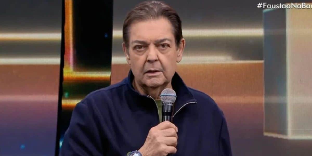 Faustão está com 73 anos de idade (Reprodução: Band)