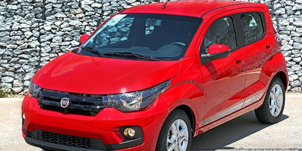 Fiat Mobi foi o mais vendido entre os hatchs (Reprodução: Internet)