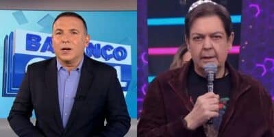 Gottino paralisa a Record com internação urgente de Faustão (Reprodução: Montagem TV Foco)