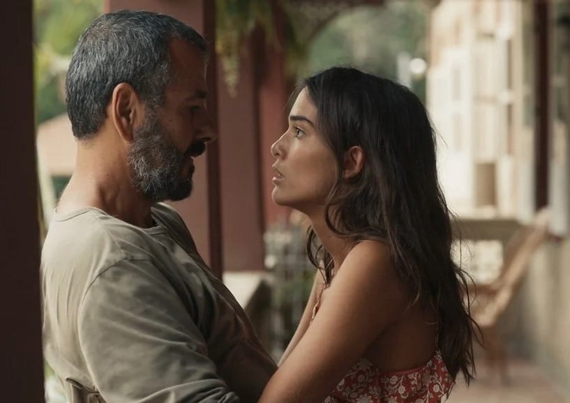 José Inocêncio (Marcos Palmeira) e Mariana (Theresa Fonseca) em Renascer (Foto: Reprodução / Globo)