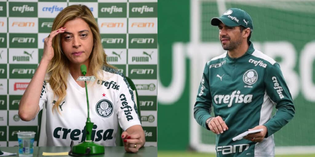 Leila Pereira e Abel Ferreira podem abrir mão de atleta (Foto: Divulgação)