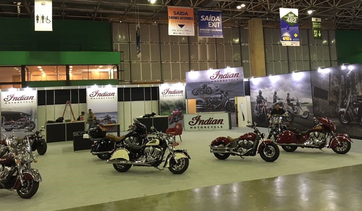 Modelo moto Indian que teve falência decretada no Brasil (Foto: Divulgação)