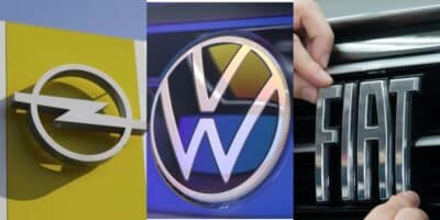 Opel, Volks e Fiat (Reprodução/Internet)