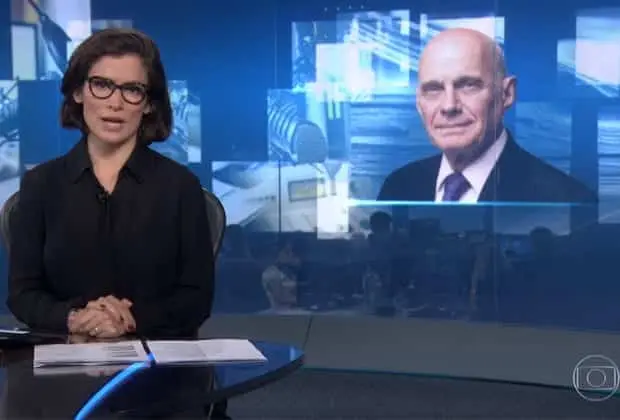 Renata Vasconcellos falou sobre a morte de Ricardo Boechat na Globo durante o Jornal Nacional (Foto: Reprodução/ Internet) Renata Vasconcellos falou sobre a morte de Ricardo Boechat na Globo durante o Jornal Nacional (Foto: Reprodução/ Internet)
