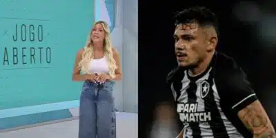 Renata Fan comenta sobre situação de Tiquinho no Botafogo (Reprodução: Montagem TV Foco)