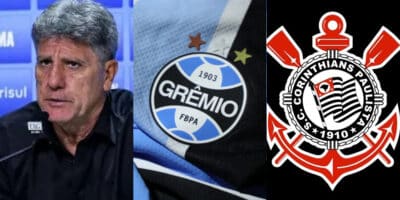 Renato Gaúcho, Grêmio e Corinthians (Foto: Lucas Uebel/Grêmio/FBPA)