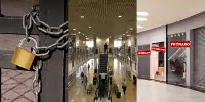 O encerramento de Shopping e o desespero de logistas (Foto: Divulgação)