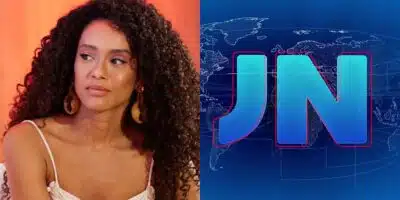 Taís Araújo apareceu no Jornal Nacional (Foto: Reprodução / TV Globo)