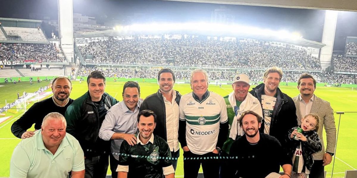 Justus no jogo do Coritiba (Reprodução/Internet)