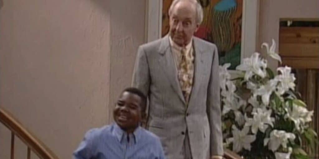 Conrad Bain e Gary Coleman (Reprodução/Internet)