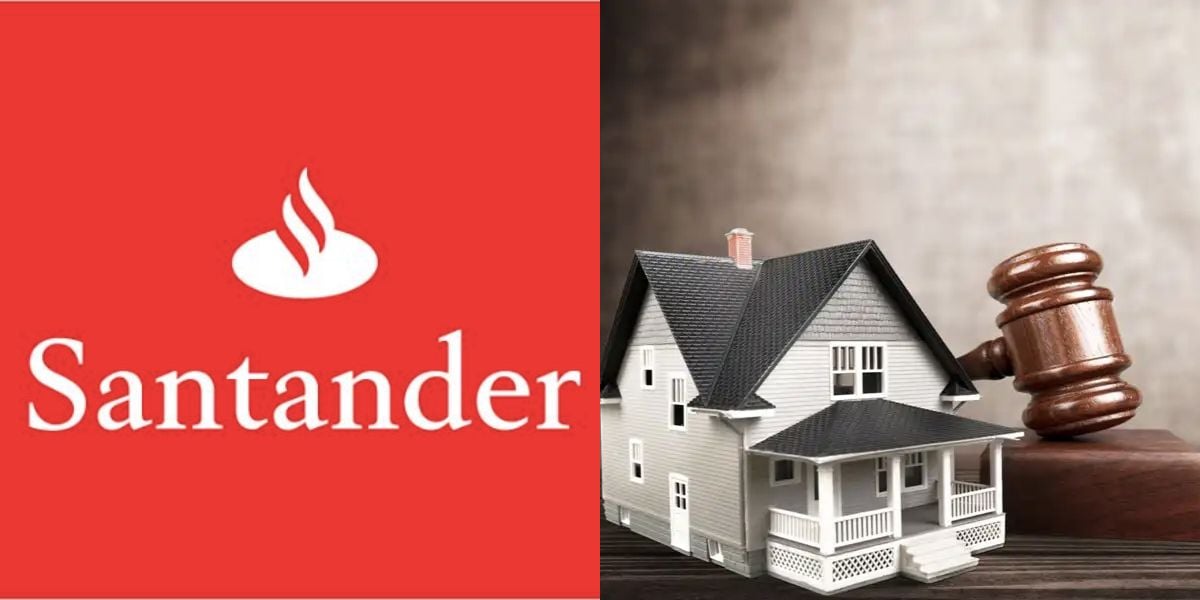 Santander coloca imóveis em leilão a partir de R$45 mil (Reprodução/Montagem TV Foco)