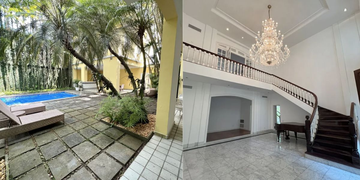 Cômodos da casa da Glória Maria (Reprodução/Jornal de Brasília)