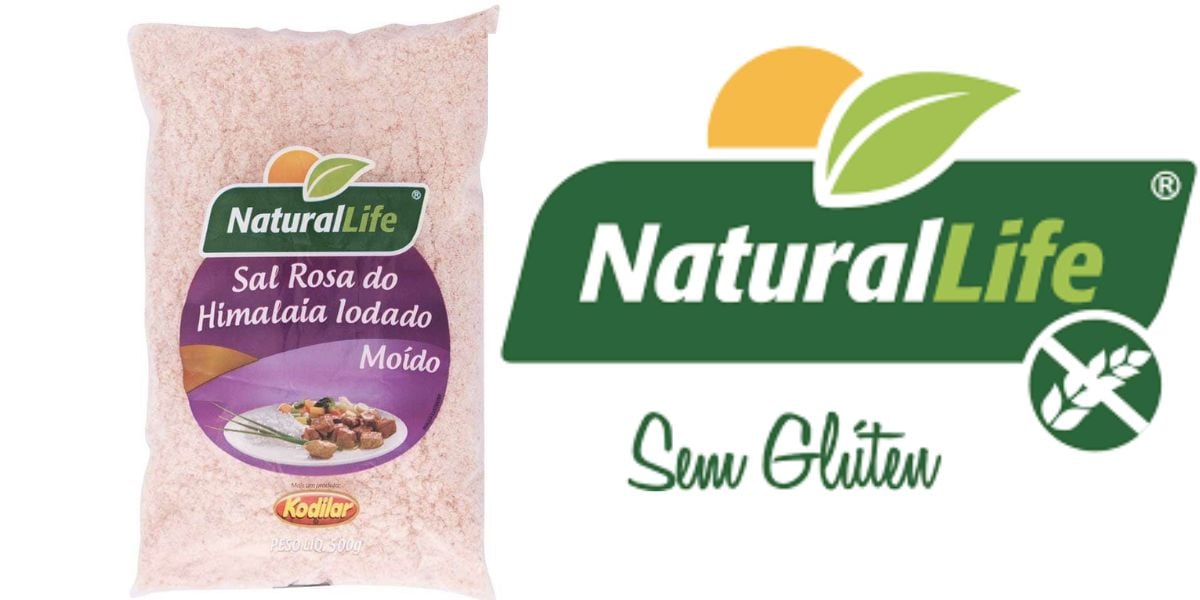 Sal rosa do himalaia da marca Naturalifr Kodilar(Foto Reprodução/ Internet/Naturallife)