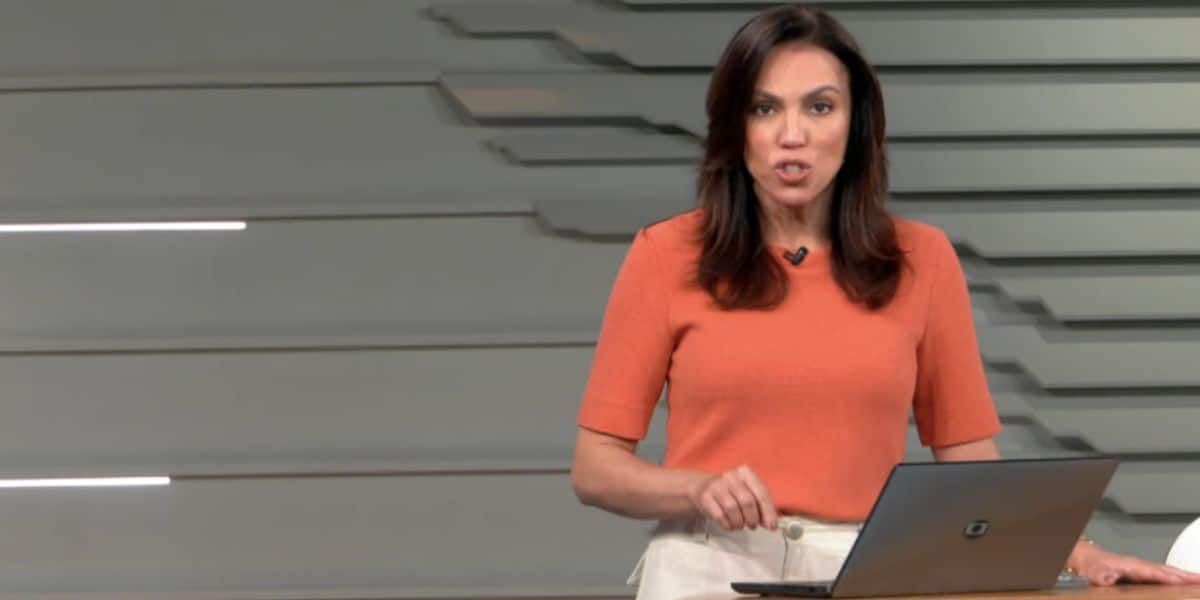 Ana Paula Araújo no Bom Dia Brasil (Foto: Reprodução / Globo)