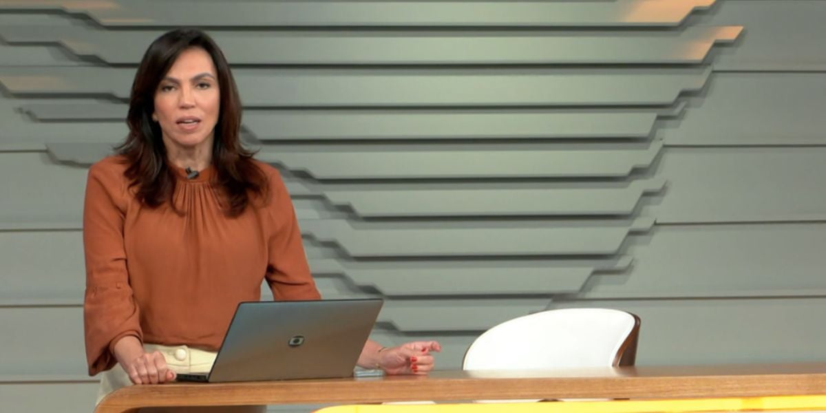 Ana Paula Araújo no Bom Dia Brasil (Foto: Reprodução / Globo)