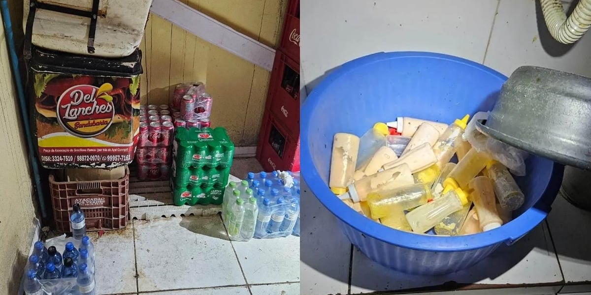 Anvisa interdita lanchonete em Maceió (Foto: Reprodução - Cada Minuto)