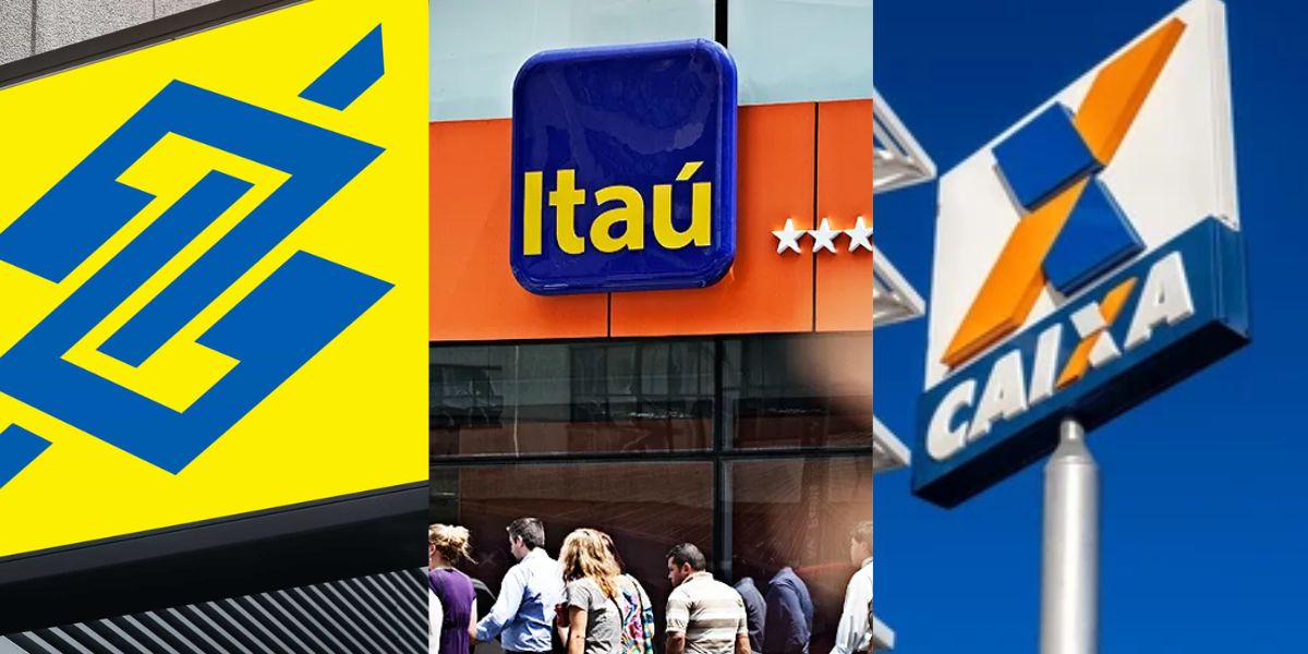 Banco do Brasil / Itaú / Caixa - Montagem TVFOCO