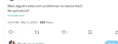 Clientes do Itaú expõe insatisfação com o banco - Foto App x