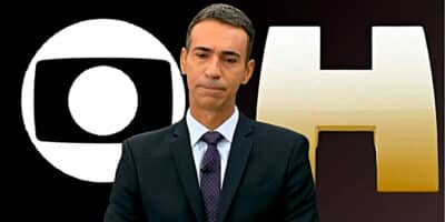César Tralli noticiou a morte de uma das maiores estrelas da Globo (Foto Reprodução/Montagem/Lennita/Tv Foco)