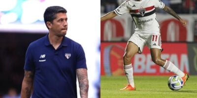 Carpini e Nestor no São Paulo (Reprodução - Internet)