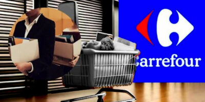 Rival do Carrefour entrou em falência após crise (Foto Reprodução/Montagem/Lennita/Tv Foco/Canva/Logo.net)