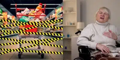 Carrinho de supermercado / Idosa - Montagem TVFOCO