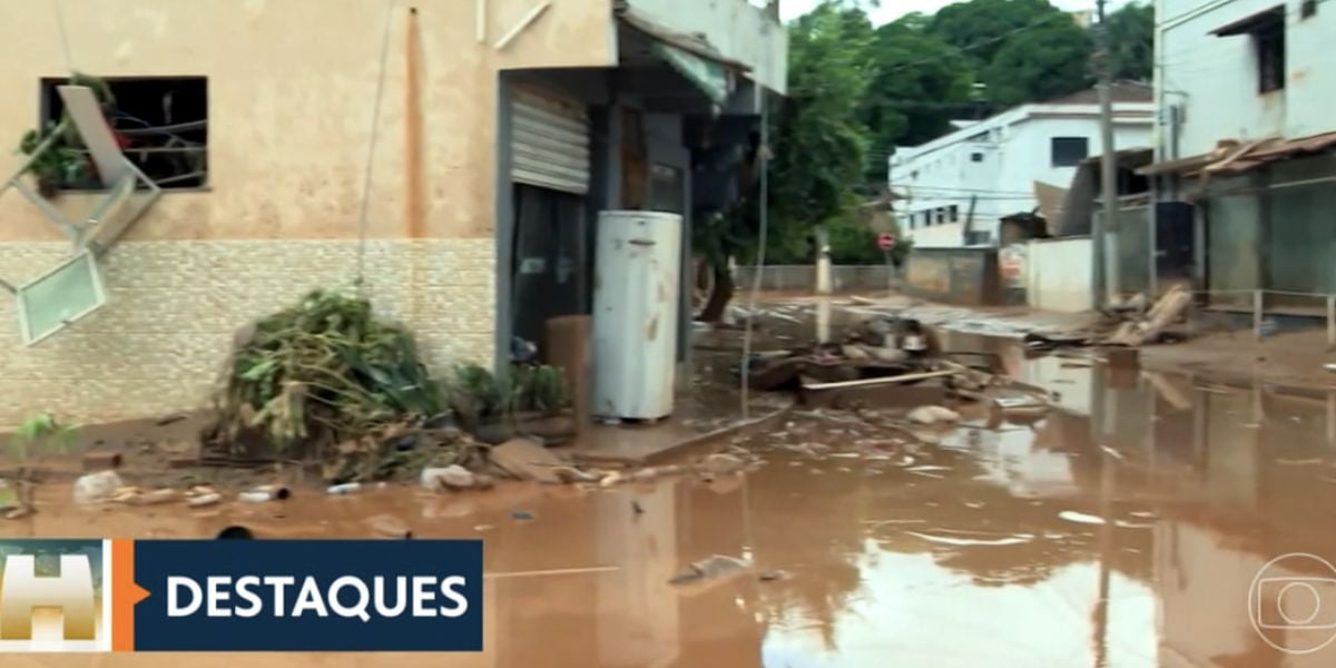 Cidade no Espírito Santo (Foto: Reprodução / Globo)