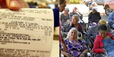 Cupom fiscal / Idosos - Montagem TVFOCO